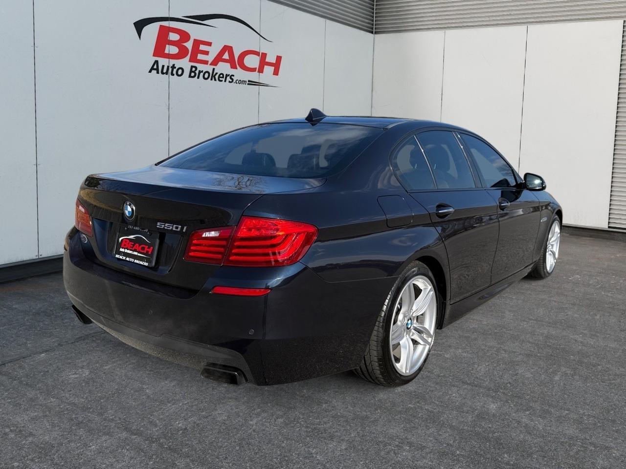 2015 BMW 5 Series 550i, HEATED/VENTILATED SEATS, SUNROOF, BACKUP CAMERA, BLUETOOTH, PADDLE SHIFTERS, POWER MIRRORS, COME AND TEST DRIVE THIS BMW TODAY! Norfolk VA