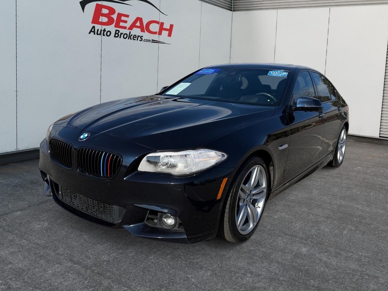 2015 BMW 5 Series 550i, HEATED/VENTILATED SEATS, SUNROOF, BACKUP CAMERA, BLUETOOTH, PADDLE SHIFTERS, POWER MIRRORS, COME AND TEST DRIVE THIS BMW TODAY!