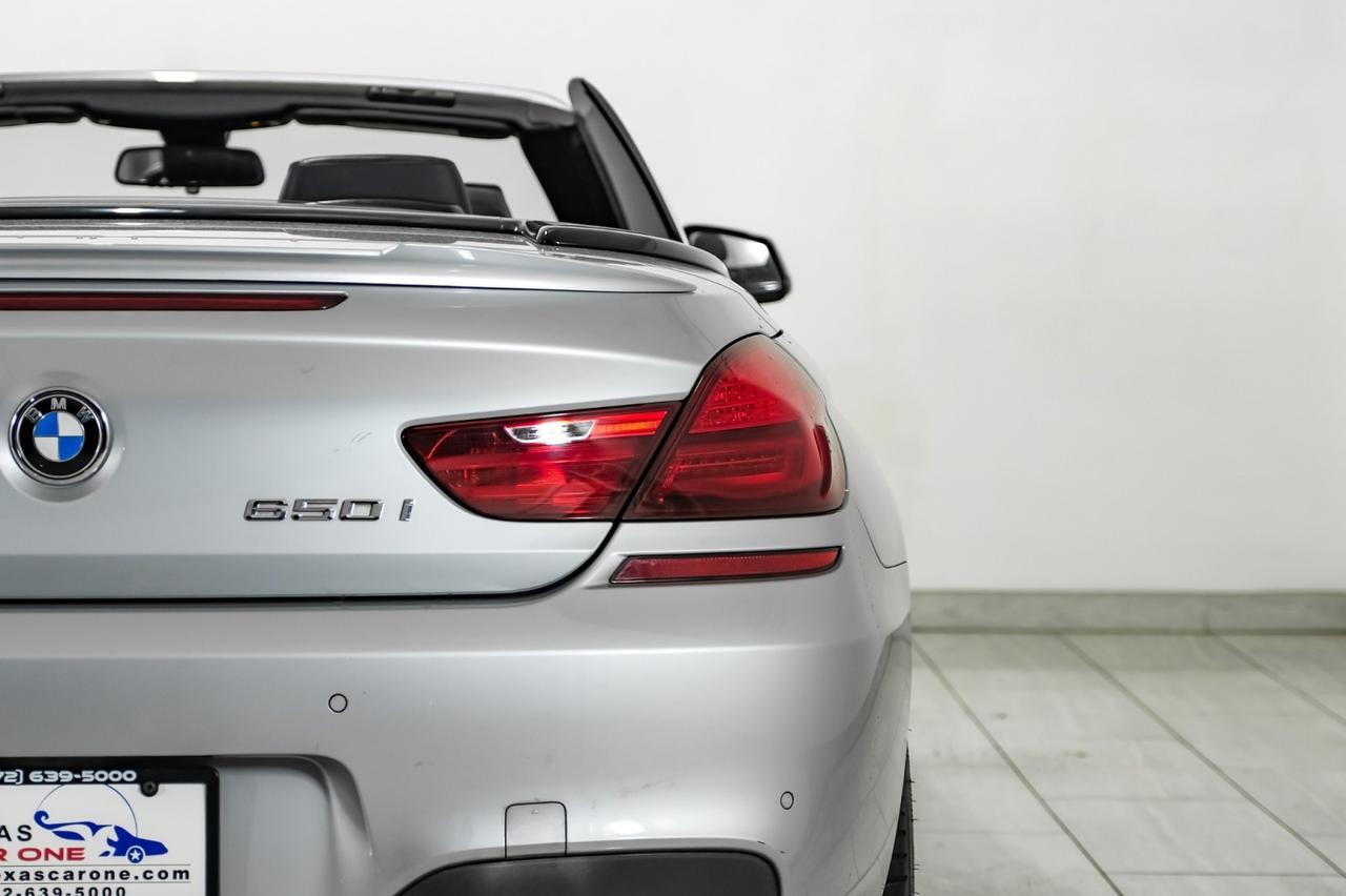 2015 BMW 650i Convertible HEADUP DISPLAY BLIND SPOT ASSIST LANE DEPARTURE NAVIGATION LEATH Carrollton TX