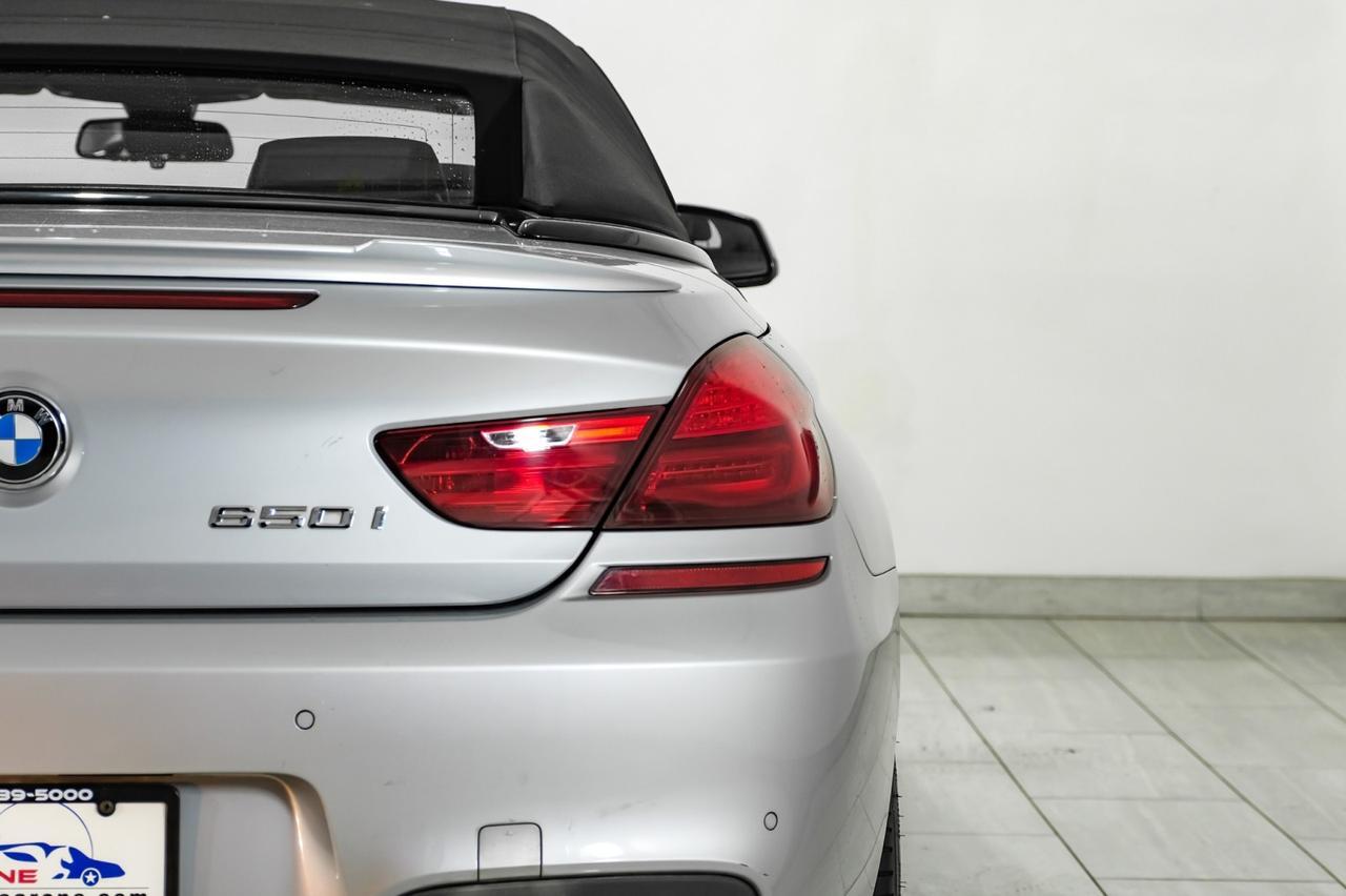 2015 BMW 650i Convertible HEADUP DISPLAY BLIND SPOT ASSIST LANE DEPARTURE NAVIGATION LEATH Carrollton TX