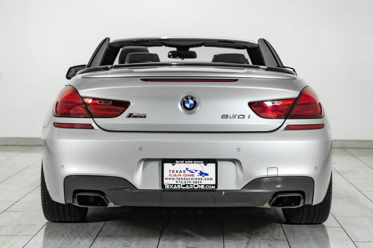2015 BMW 650i Convertible HEADUP DISPLAY BLIND SPOT ASSIST LANE DEPARTURE NAVIGATION LEATH Carrollton TX