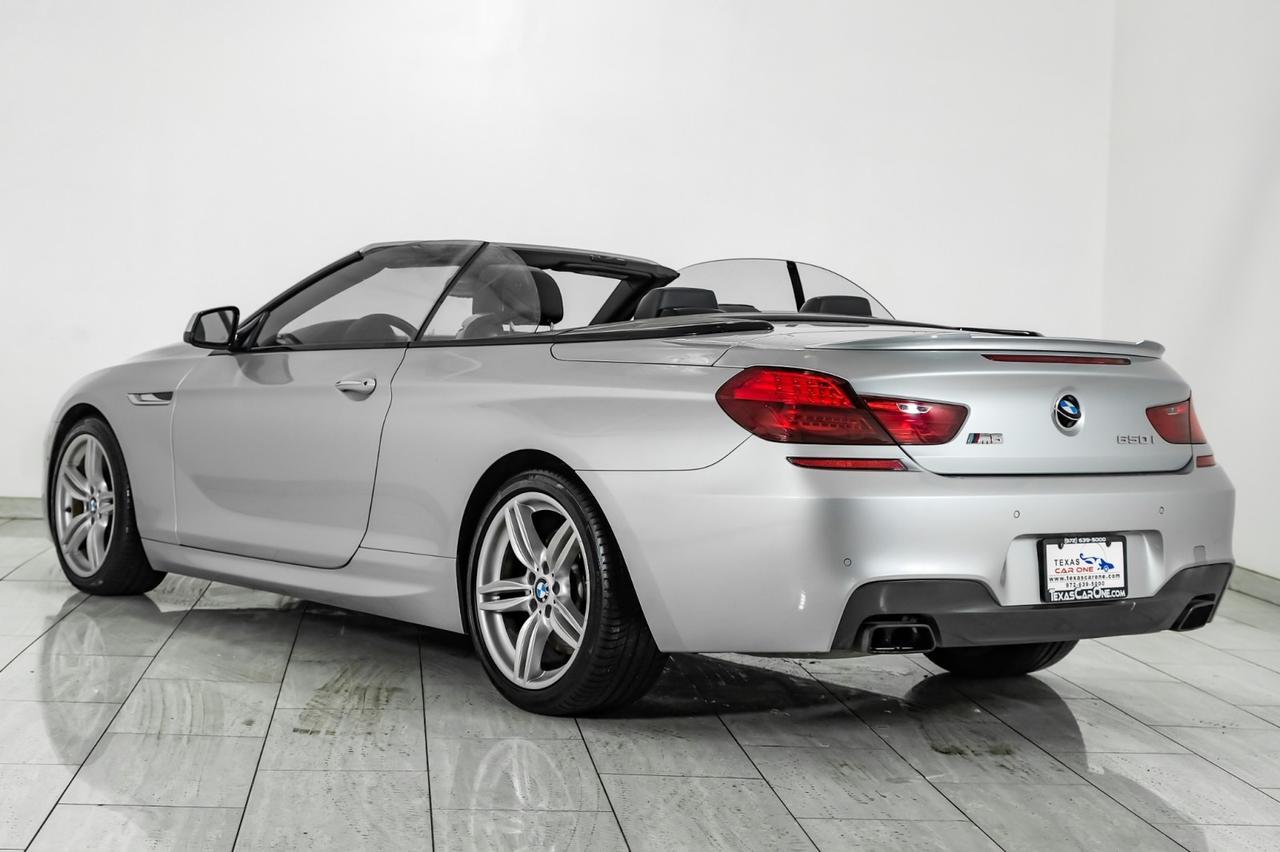 2015 BMW 650i Convertible HEADUP DISPLAY BLIND SPOT ASSIST LANE DEPARTURE NAVIGATION LEATH Carrollton TX