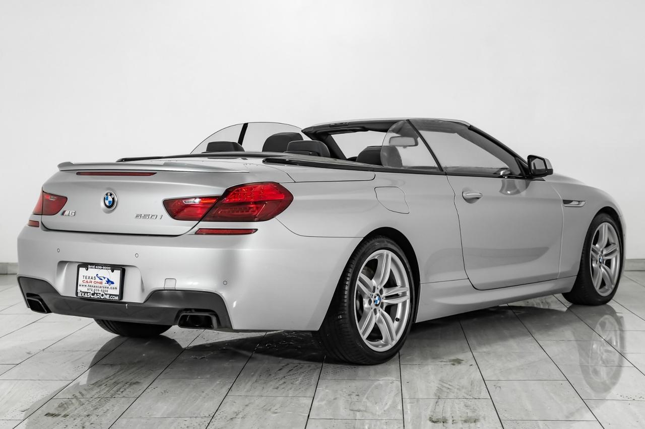 2015 BMW 650i Convertible HEADUP DISPLAY BLIND SPOT ASSIST LANE DEPARTURE NAVIGATION LEATH Carrollton TX