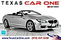 2015 BMW 650i Convertible HEADUP DISPLAY BLIND SPOT ASSIST LANE DEPARTURE NAVIGATION LEATH