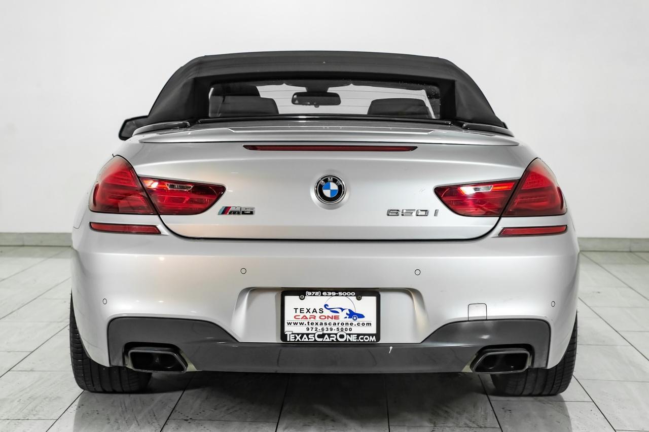 2015 BMW 650i Convertible HEADUP DISPLAY BLIND SPOT ASSIST LANE DEPARTURE NAVIGATION LEATH Carrollton TX