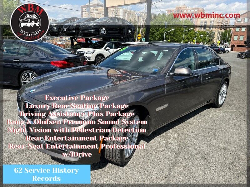2015 BMW 7 Series 750Li xDrive AWD w/ Rear-Seat Entertainment Professional w/ iDri