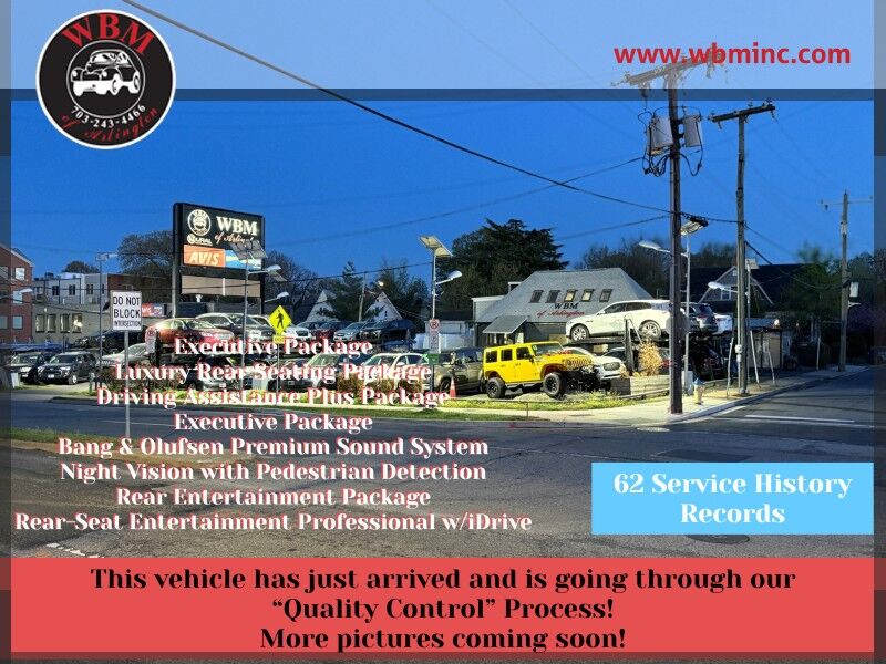 2015 BMW 7 Series 750Li xDrive w/ Luxury Rear Seating Package