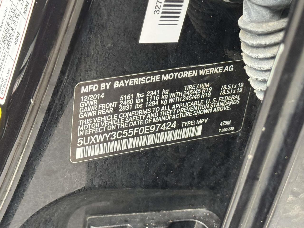 2015 BMW X3 xDrive28d Alexandria VA