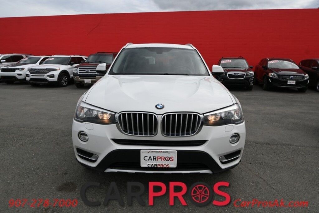 2015 BMW X3 xDrive28i - 2.0L - Automatic - All Wheel Drive - Front & 2nd Row Heated Leather Seats - Panoramic Sunroof - Heated Steering Wheel - Keyless Entry - Bluetooth - Rearview Camera - Heads Up Display Anchorage AK