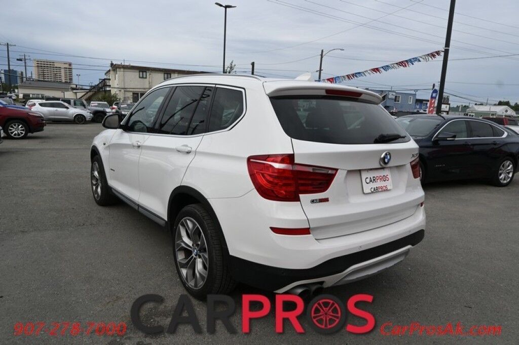 2015 BMW X3 xDrive28i - 2.0L - Automatic - All Wheel Drive - Front & 2nd Row Heated Leather Seats - Panoramic Sunroof - Heated Steering Wheel - Keyless Entry - Bluetooth - Rearview Camera - Heads Up Display Anchorage AK
