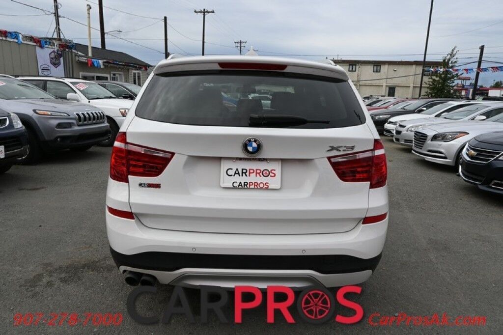 2015 BMW X3 xDrive28i - 2.0L - Automatic - All Wheel Drive - Front & 2nd Row Heated Leather Seats - Panoramic Sunroof - Heated Steering Wheel - Keyless Entry - Bluetooth - Rearview Camera - Heads Up Display Anchorage AK