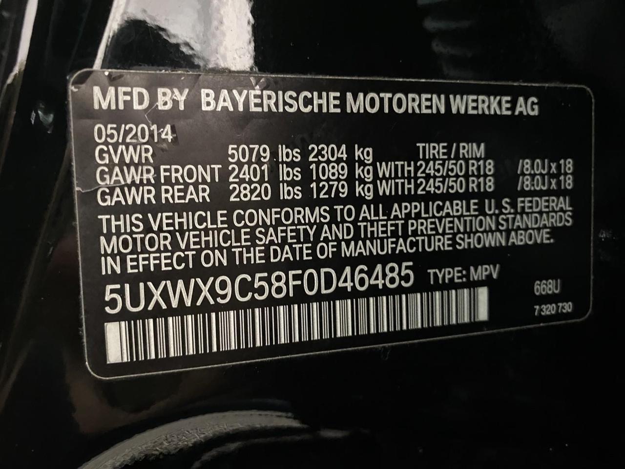 2015 BMW X3 xDrive28i Richmond Hill NY