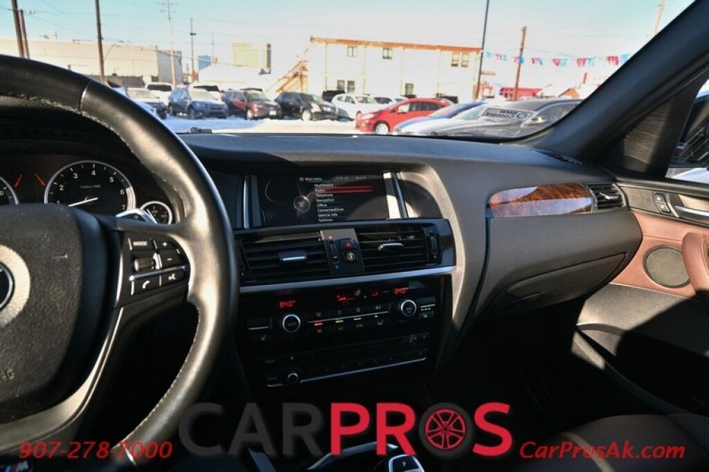 2015 BMW X3 xDrive35i - AWD - Premium & Tech Pkg - M Sport Pkg - Driver Assist Plus - Power & Heated Leahter Seats - Push to Start - Navigation - Backup Camera - Panoramic Sunroof - Hi-Fi Sound System Anchorage AK