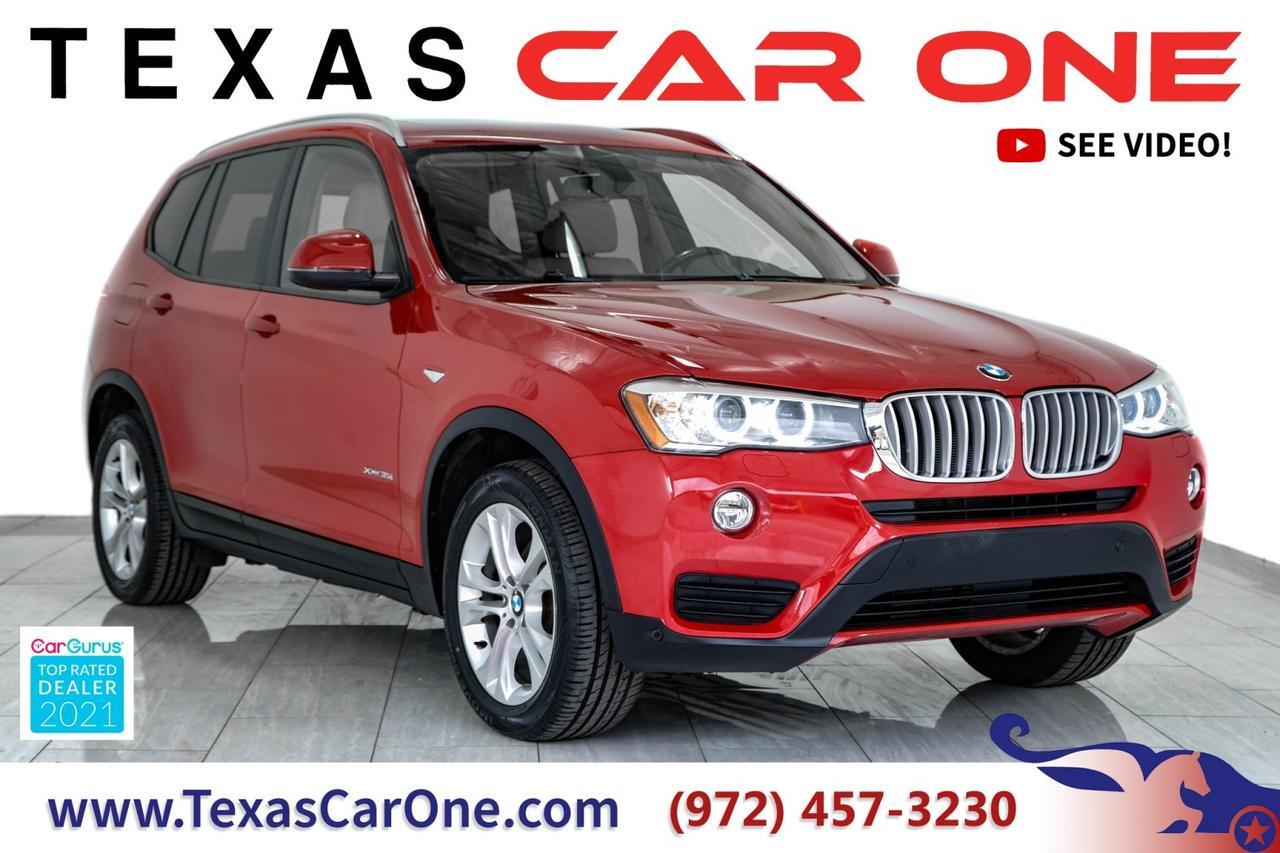 2015 BMW X3 xDrive35i AWD DRIVER ASSIST PKG PANORAMA LEATHER HEATED