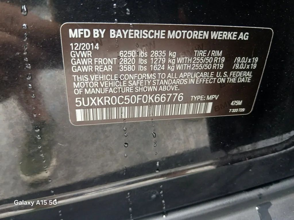 2015 BMW X5 xDrive35i Sport Utility 4D Maitland FL