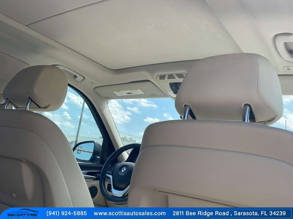 2015 BMW X5~CLEAN CFAX~LOW MILES~AUTO START/STOP~BLIND SPOT WARNING~BLUETOOTH~CRASH SENSORS~MEMORIZED SEAT SETTINGS~REARVIEW CAMERA sDrive35i Sarasota FL