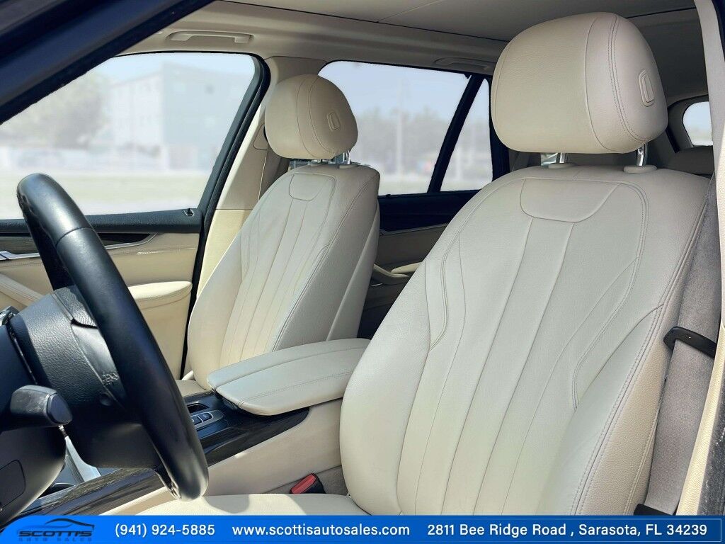 2015 BMW X5~CLEAN CFAX~LOW MILES~AUTO START/STOP~BLIND SPOT WARNING~BLUETOOTH~CRASH SENSORS~MEMORIZED SEAT SETTINGS~REARVIEW CAMERA sDrive35i Sarasota FL
