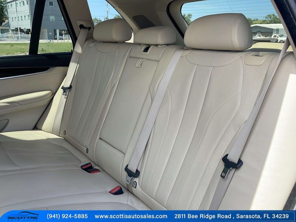 2015 BMW X5~CLEAN CFAX~LOW MILES~AUTO START/STOP~BLIND SPOT WARNING~BLUETOOTH~CRASH SENSORS~MEMORIZED SEAT SETTINGS~REARVIEW CAMERA sDrive35i Sarasota FL