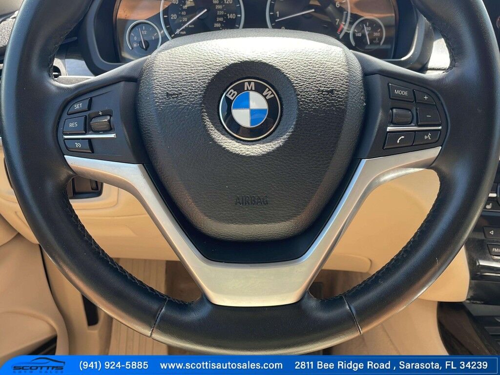 2015 BMW X5~CLEAN CFAX~LOW MILES~AUTO START/STOP~BLIND SPOT WARNING~BLUETOOTH~CRASH SENSORS~MEMORIZED SEAT SETTINGS~REARVIEW CAMERA sDrive35i Sarasota FL