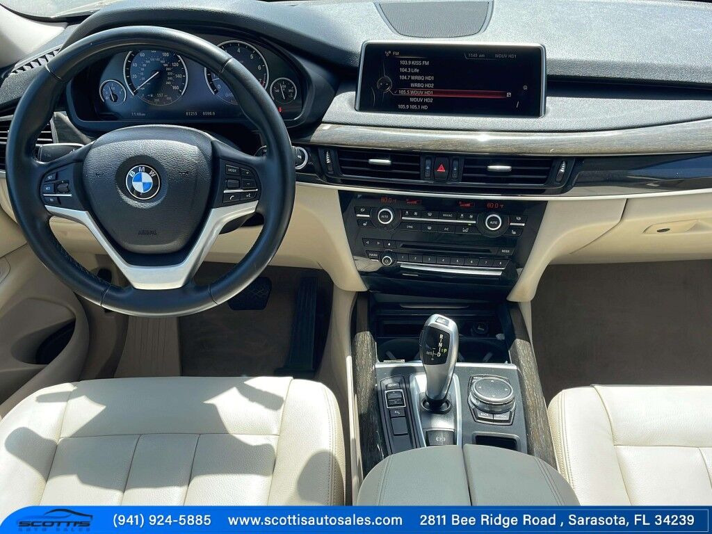 2015 BMW X5~CLEAN CFAX~LOW MILES~AUTO START/STOP~BLIND SPOT WARNING~BLUETOOTH~CRASH SENSORS~MEMORIZED SEAT SETTINGS~REARVIEW CAMERA sDrive35i Sarasota FL