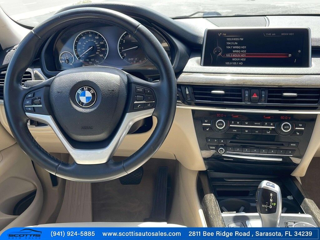 2015 BMW X5~CLEAN CFAX~LOW MILES~AUTO START/STOP~BLIND SPOT WARNING~BLUETOOTH~CRASH SENSORS~MEMORIZED SEAT SETTINGS~REARVIEW CAMERA sDrive35i Sarasota FL