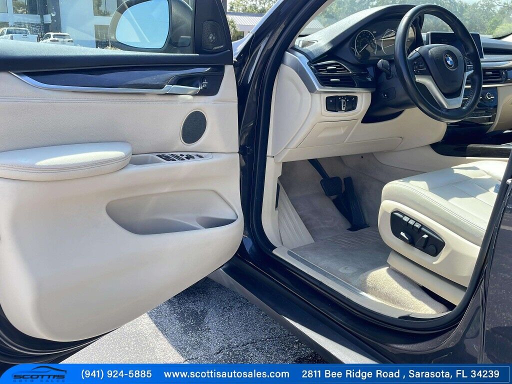 2015 BMW X5~CLEAN CFAX~LOW MILES~AUTO START/STOP~BLIND SPOT WARNING~BLUETOOTH~CRASH SENSORS~MEMORIZED SEAT SETTINGS~REARVIEW CAMERA sDrive35i Sarasota FL