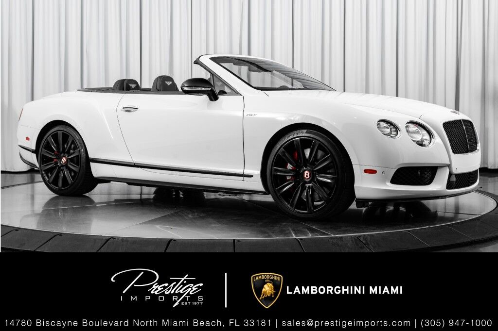 2015 Bentley Continental GT V8 S North Miami Beach FL 2015 Bentley Continental GT V8 S North Miami Beach FL