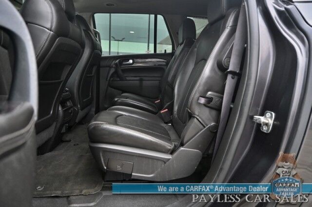 2015 Buick Enclave Leather / AWD / Auto Start / Power & Heated Leather Seats / Heated Steering Wheel / Bose Speakers / Sunroof / Blind Spot Alert / Bluetooth & USB Input / 3rd Row / Seats 7 / Rear Parking Sensors / 22 MPG Anchorage AK
