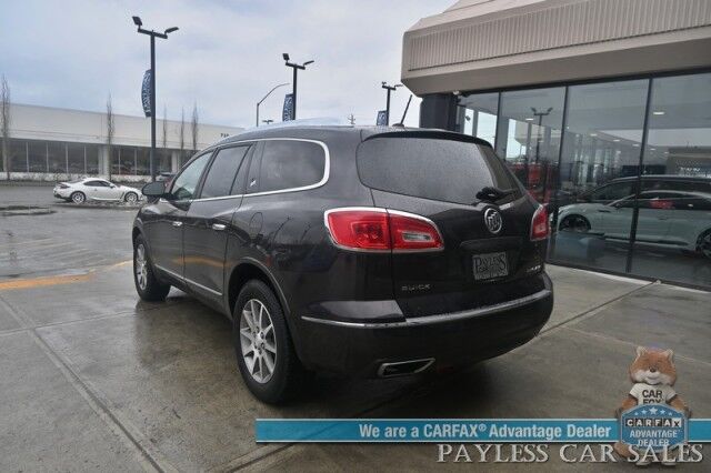 2015 Buick Enclave Leather / AWD / Auto Start / Power & Heated Leather Seats / Heated Steering Wheel / Bose Speakers / Sunroof / Blind Spot Alert / Bluetooth & USB Input / 3rd Row / Seats 7 / Rear Parking Sensors / 22 MPG Anchorage AK