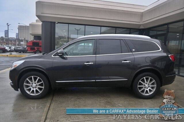 2015 Buick Enclave Leather / AWD / Auto Start / Power & Heated Leather Seats / Heated Steering Wheel / Bose Speakers / Sunroof / Blind Spot Alert / Bluetooth & USB Input / 3rd Row / Seats 7 / Rear Parking Sensors / 22 MPG Anchorage AK