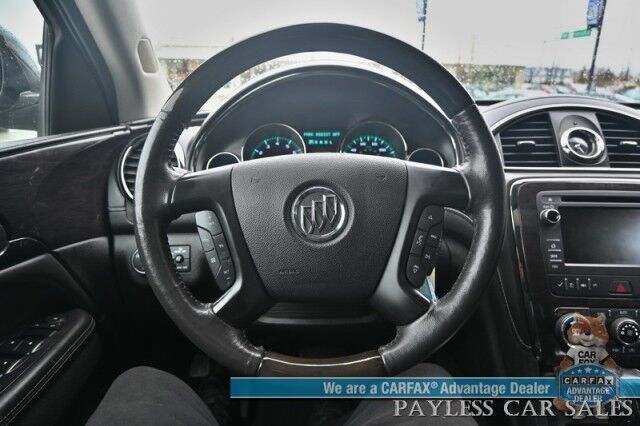 2015 Buick Enclave Leather / AWD / Auto Start / Power & Heated Leather Seats / Heated Steering Wheel / Bose Speakers / Sunroof / Blind Spot Alert / Bluetooth & USB Input / 3rd Row / Seats 7 / Rear Parking Sensors / 22 MPG Anchorage AK