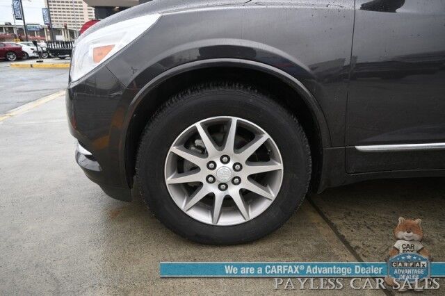2015 Buick Enclave Leather / AWD / Auto Start / Power & Heated Leather Seats / Heated Steering Wheel / Bose Speakers / Sunroof / Blind Spot Alert / Bluetooth & USB Input / 3rd Row / Seats 7 / Rear Parking Sensors / 22 MPG Anchorage AK