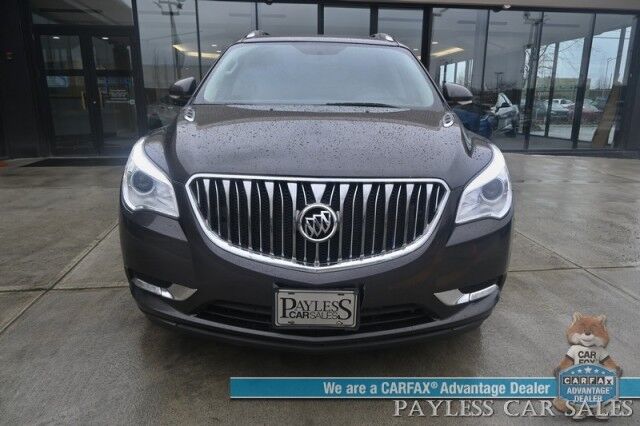 2015 Buick Enclave Leather / AWD / Auto Start / Power & Heated Leather Seats / Heated Steering Wheel / Bose Speakers / Sunroof / Blind Spot Alert / Bluetooth & USB Input / 3rd Row / Seats 7 / Rear Parking Sensors / 22 MPG Anchorage AK