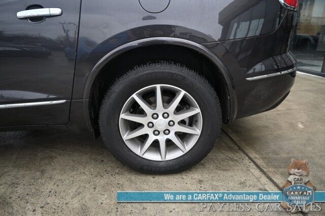 2015 Buick Enclave Leather / AWD / Auto Start / Power & Heated Leather Seats / Heated Steering Wheel / Bose Speakers / Sunroof / Blind Spot Alert / Bluetooth & USB Input / 3rd Row / Seats 7 / Rear Parking Sensors / 22 MPG Anchorage AK