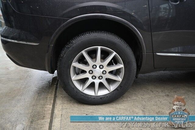 2015 Buick Enclave Leather / AWD / Auto Start / Power & Heated Leather Seats / Heated Steering Wheel / Bose Speakers / Sunroof / Blind Spot Alert / Bluetooth & USB Input / 3rd Row / Seats 7 / Rear Parking Sensors / 22 MPG Anchorage AK