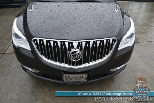 2015 Buick Enclave Leather / AWD / Auto Start / Power & Heated Leather Seats / Heated Steering Wheel / Bose Speakers / Sunroof / Blind Spot Alert / Bluetooth & USB Input / 3rd Row / Seats 7 / Rear Parking Sensors / 22 MPG Anchorage AK