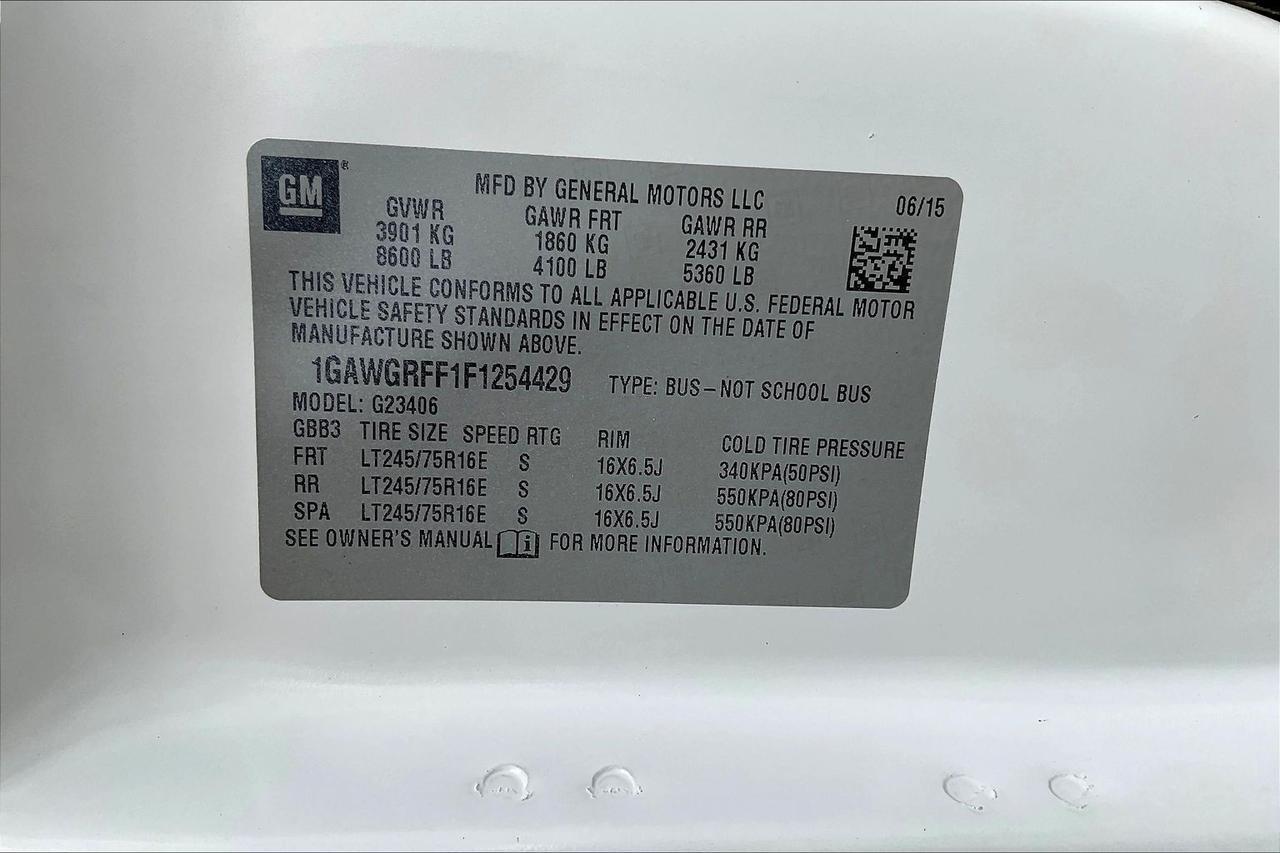 2015 CHEVROLET EXPRESS G2500 LT Houston TX