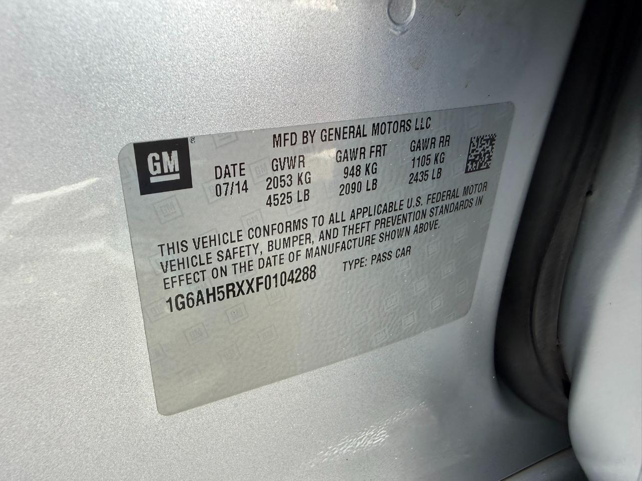 2015 Cadillac ATS Sedan 4dr Sdn 2.0L Luxury AWD Jacksonville FL