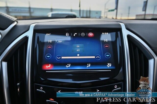 2015 Cadillac SRX Premium Collection / AWD / AutoStart / Driver Assist Pkg / Heated & Cooled Leather Seats / Heated Steering Wheel / Panoramic Sunroof / NAV / Lane Departure & Blind Spot Alert / New Tires / 23 MPG / Low Miles Anchorage AK