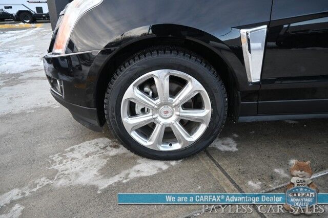 2015 Cadillac SRX Premium Collection / AWD / AutoStart / Driver Assist Pkg / Heated & Cooled Leather Seats / Heated Steering Wheel / Panoramic Sunroof / NAV / Lane Departure & Blind Spot Alert / New Tires / 23 MPG / Low Miles Anchorage AK