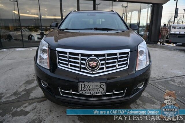 2015 Cadillac SRX Premium Collection / AWD / AutoStart / Driver Assist Pkg / Heated & Cooled Leather Seats / Heated Steering Wheel / Panoramic Sunroof / NAV / Lane Departure & Blind Spot Alert / New Tires / 23 MPG / Low Miles Anchorage AK