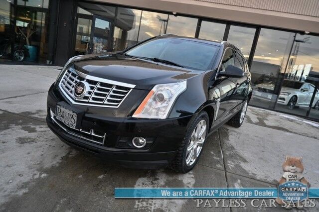 2015 Cadillac SRX Premium Collection / AWD / AutoStart / Driver Assist Pkg / Heated & Cooled Leather Seats / Heated Steering Wheel / Panoramic Sunroof / NAV / Lane Departure & Blind Spot Alert / New Tires / 23 MPG / Low Miles Anchorage AK