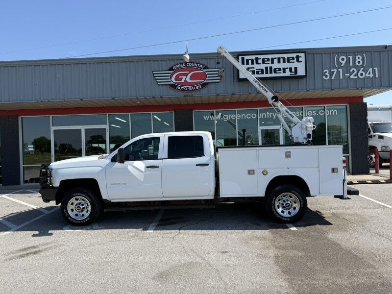 2015 Chevrolet 3500HD SRW 4x4 Utility w/ Crane Work Truck Collinsville OK