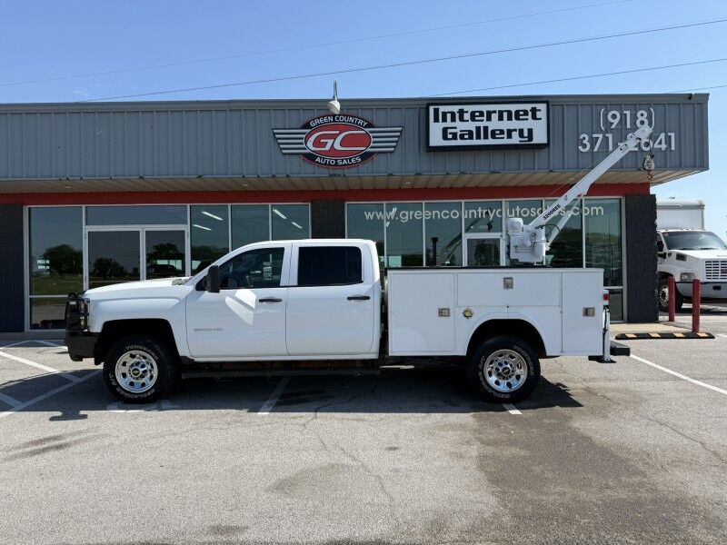 2015 Chevrolet 3500HD SRW 4x4 Utility w/ Crane Work Truck Collinsville OK