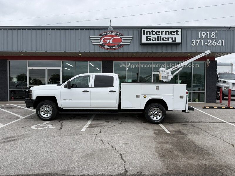 2015 Chevrolet 3500HD SRW 4x4 Utility w/ Crane Work Truck Collinsville OK
