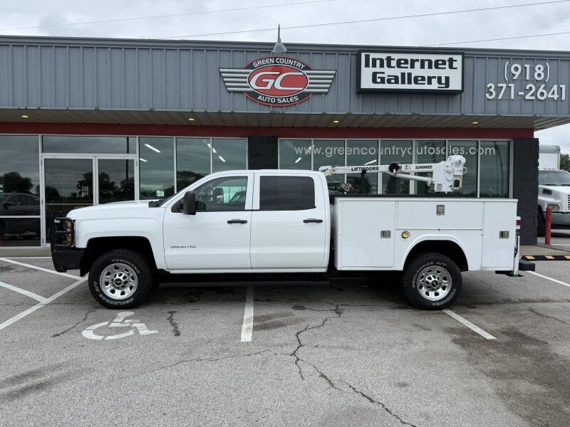 2015 Chevrolet 3500HD SRW 4x4 Utility w/ Crane Work Truck Collinsville OK