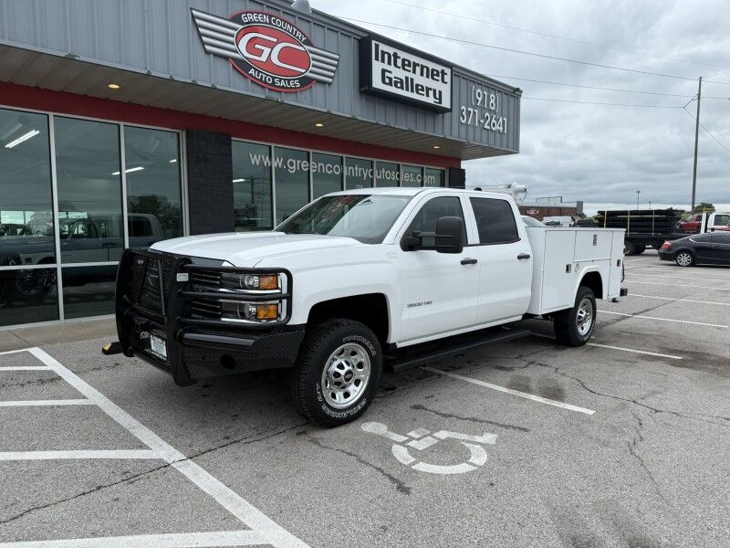 2015 Chevrolet 3500HD SRW 4x4 Utility w/ Crane Work Truck Collinsville OK
