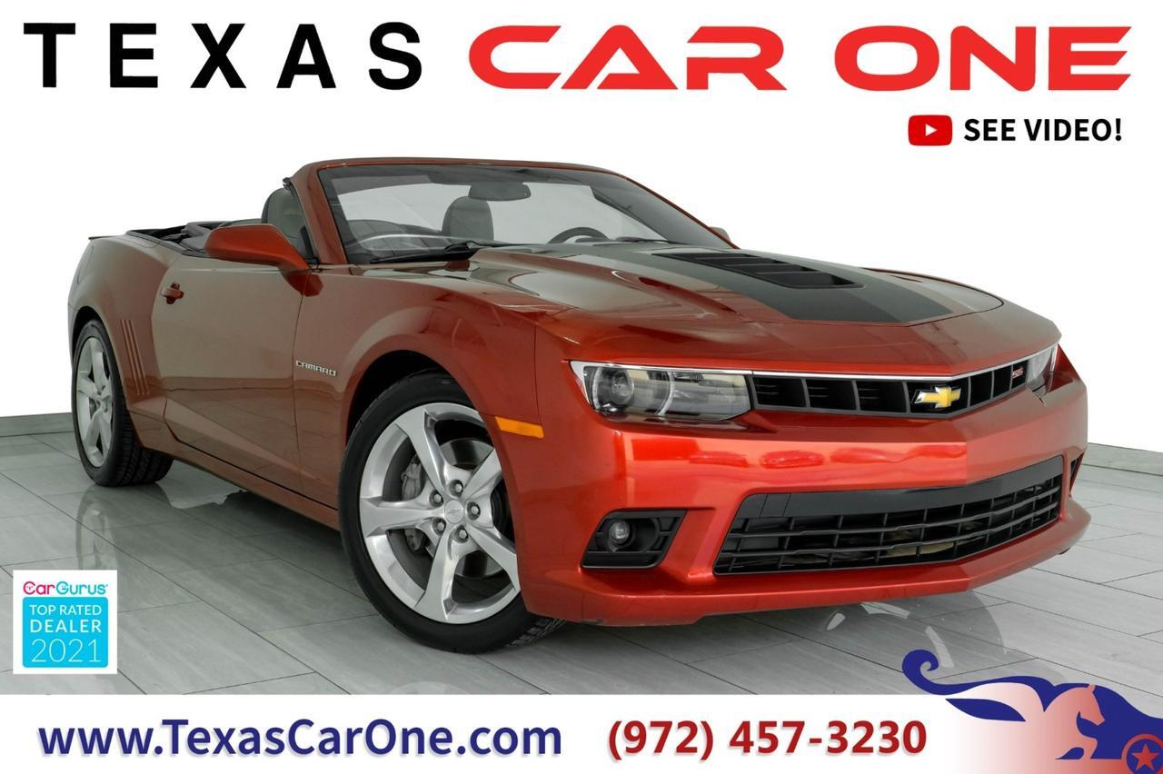 2015 Chevrolet Camaro Convertible 2SS AUTOMATIC RS PKG HEADUP DISPLAY NAVIGATION LEATHER HEATED SEATS REAR CAMERA BOSTON Carrollton TX
