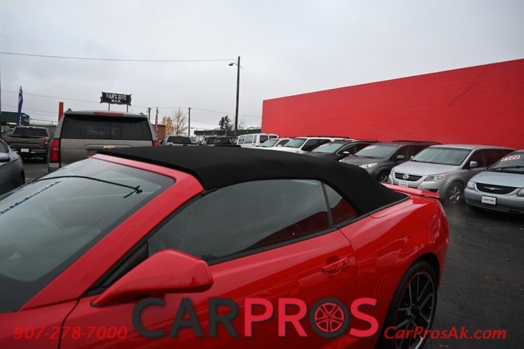 2015 Chevrolet Camaro LT - 3.6L V6 - Automatic - Convertible - Power Leather Seats - HUD - Remote Start - Bluetooth - Backup Camera - Boston Acoustics Sound System - Low Miles Anchorage AK