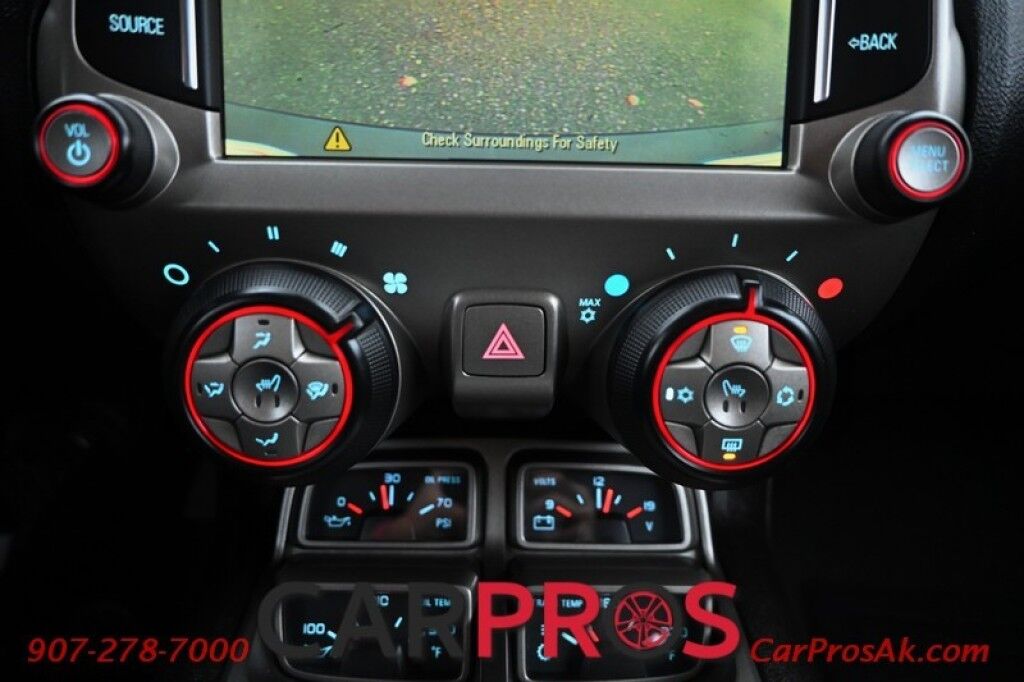 2015 Chevrolet Camaro LT - 3.6L V6 - Automatic - Convertible - Power Leather Seats - HUD - Remote Start - Bluetooth - Backup Camera - Boston Acoustics Sound System - Low Miles Anchorage AK